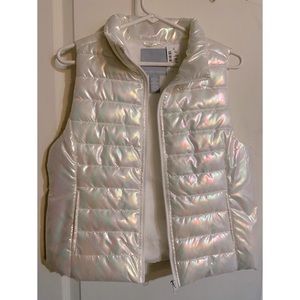 NWT Pearl white color vest